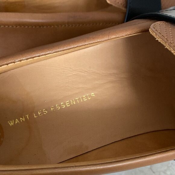WANT Les Essentiels Leather Penny Loafers Chunky Lug Sole - Picture 12 of 16